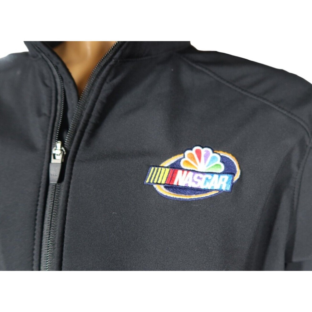 NASCAR Jacket Size L Xfinity Craftsman Truck Cup Series Black Full‎ Zip